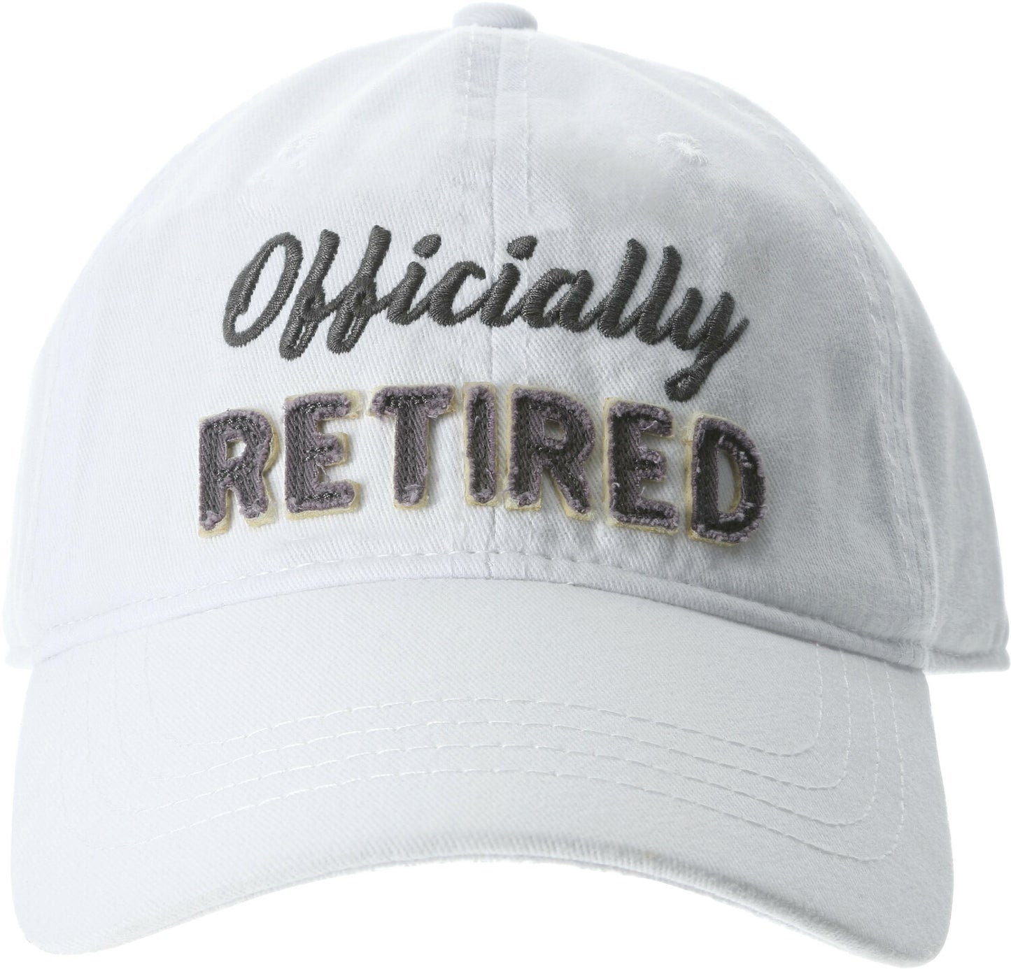 Officially Retired Baseball Hat White