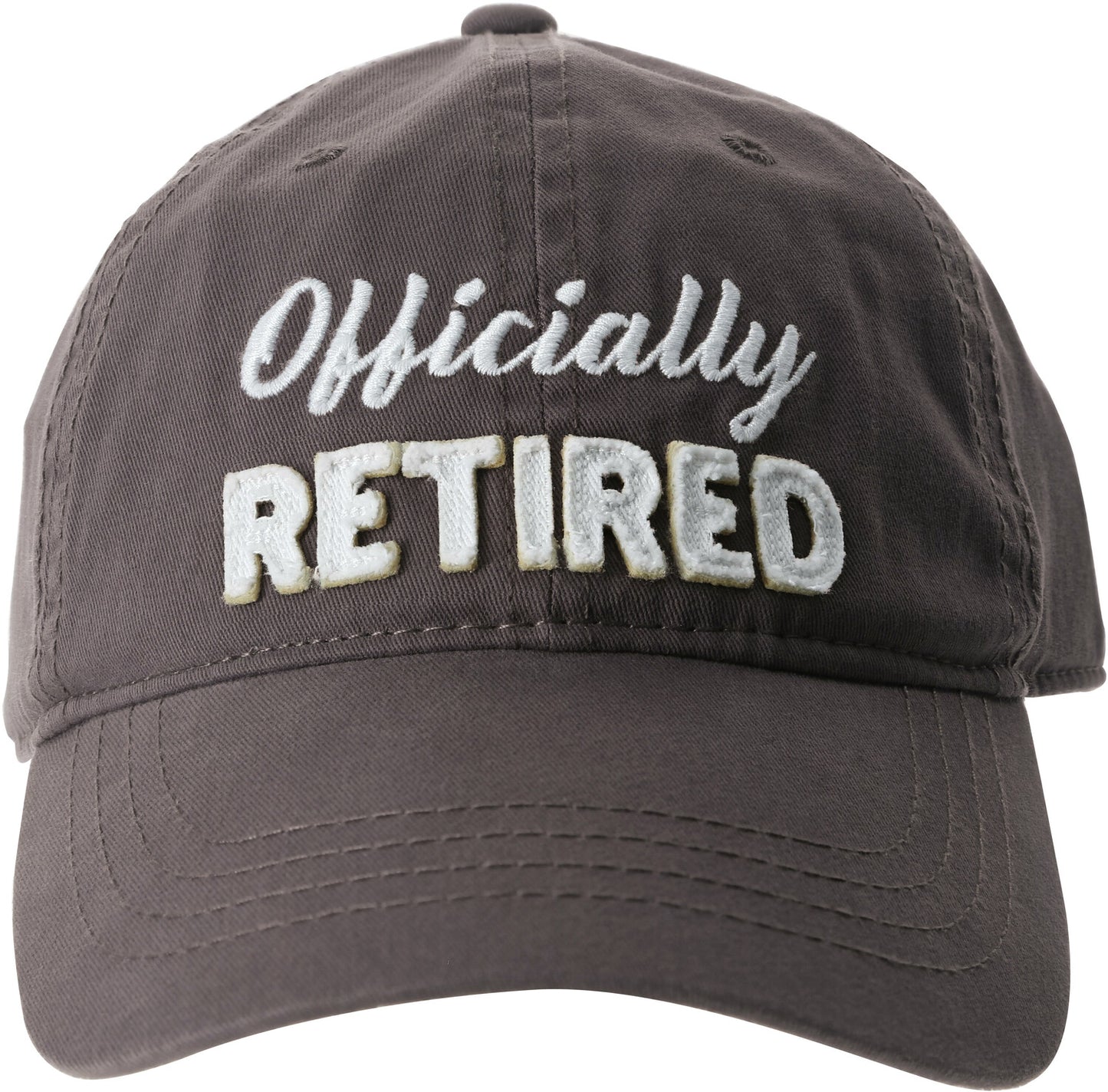 Officially Retired Baseball Hat Grey
