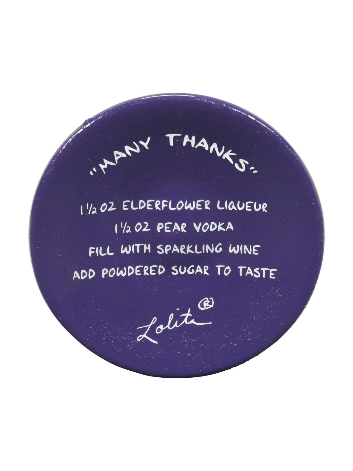 Many Thanks Wine Glass