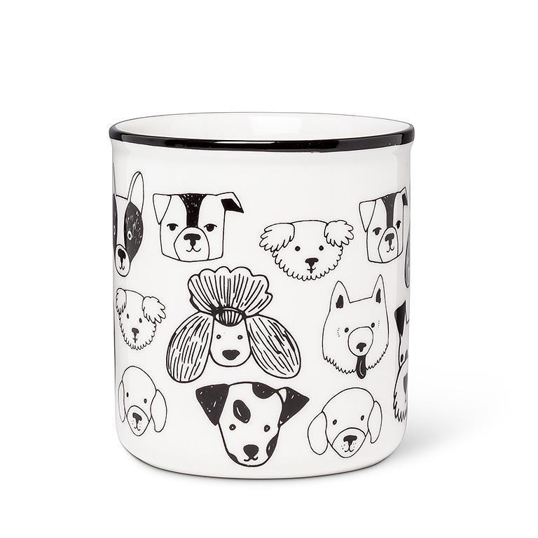 Simple Dog Faces Mug