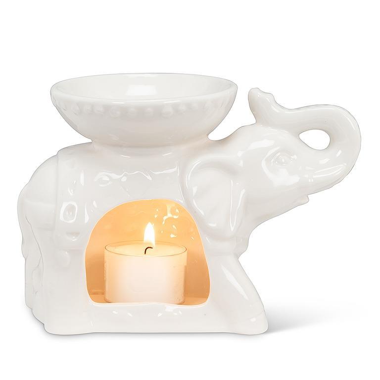 Ornate Elephant Oil Burner