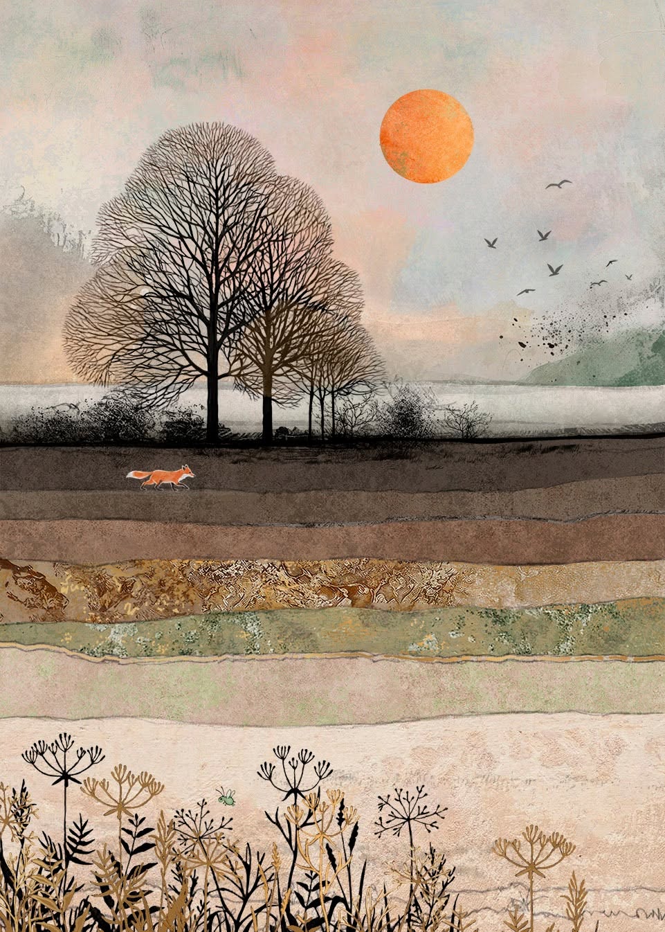 Bug Art Fox Field