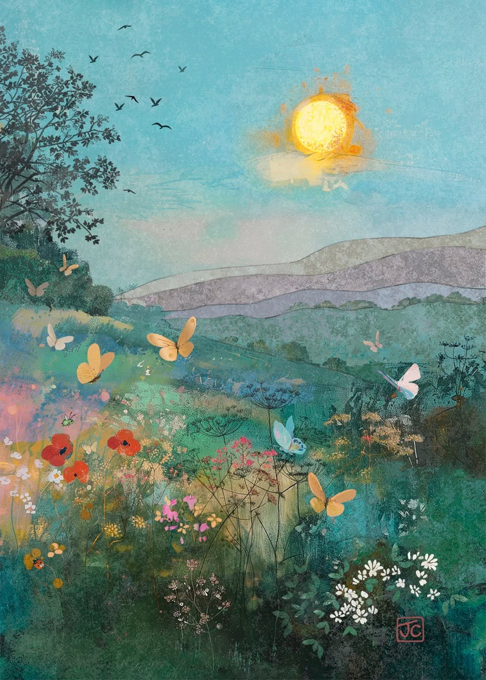 Bug Art Butterfly Sunset
