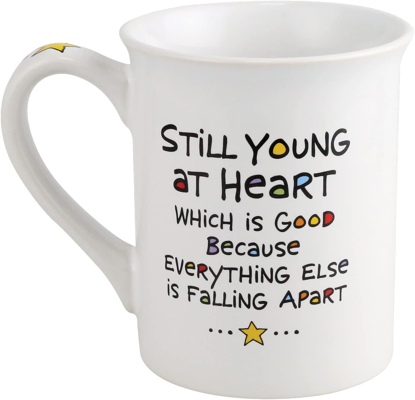 Cuppa Doodles Celebrate Forever Young at Heart Mug