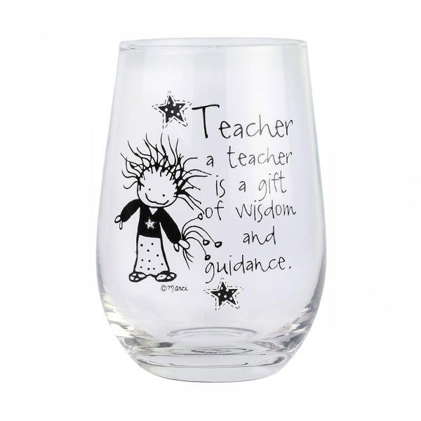 Teacher Wine Glass