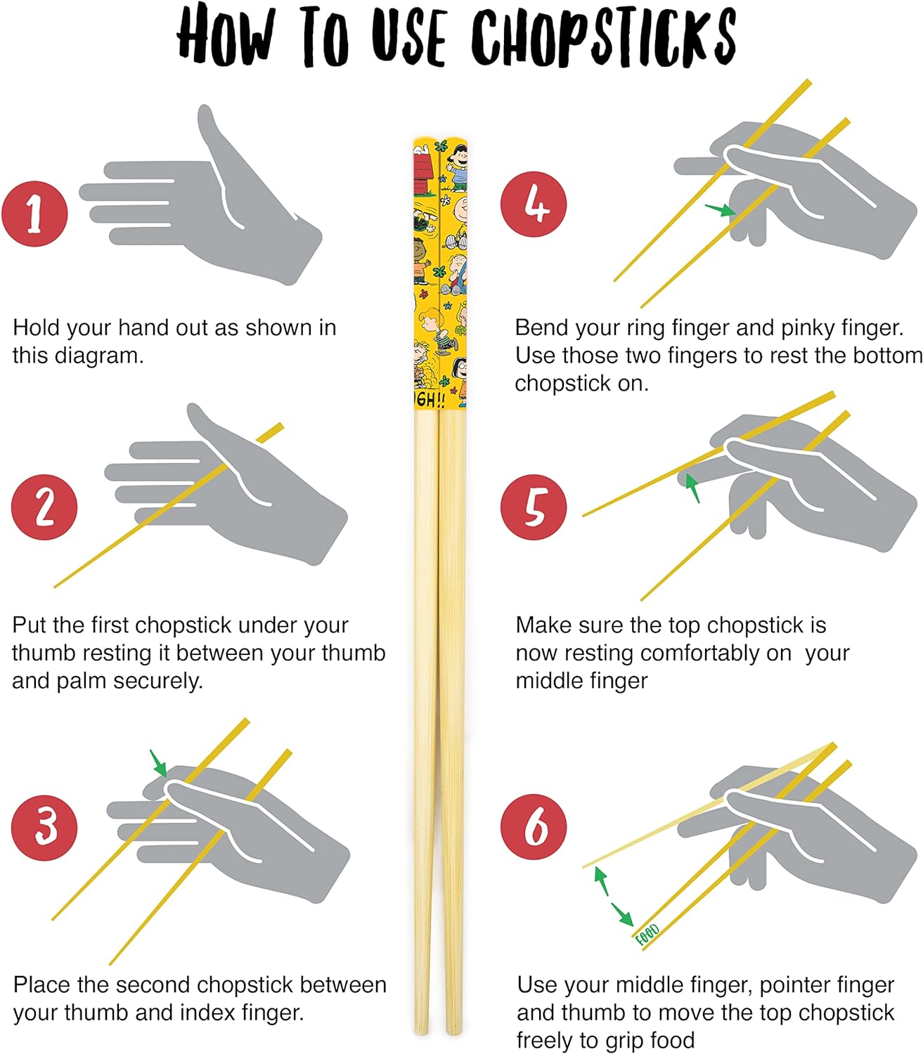 Peanuts Chopsticks