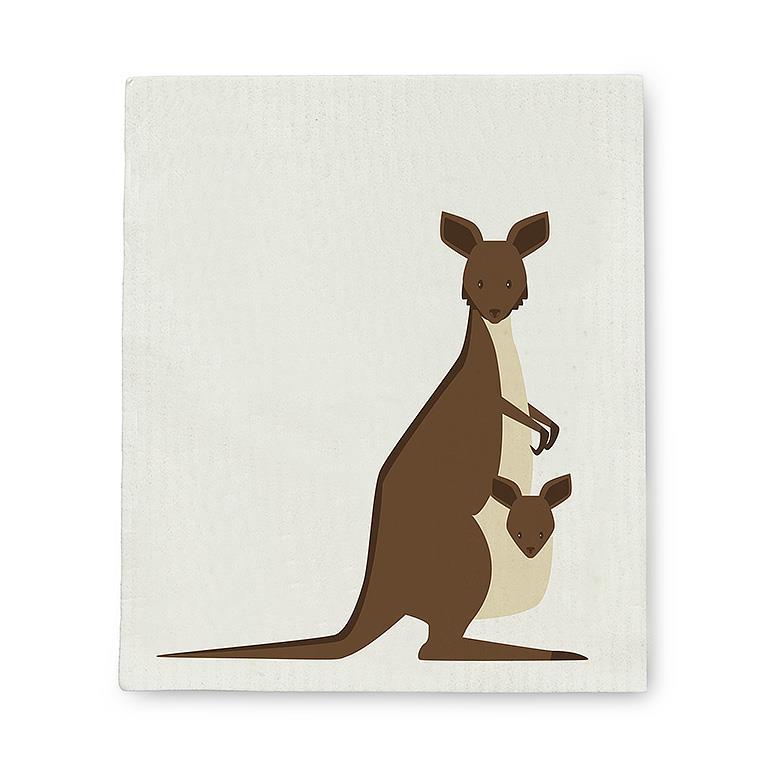 Koala & Kangaroo Dishcloths. Set of 2