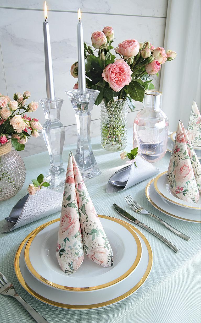 Luncheon Gorgeous Roses Napkins