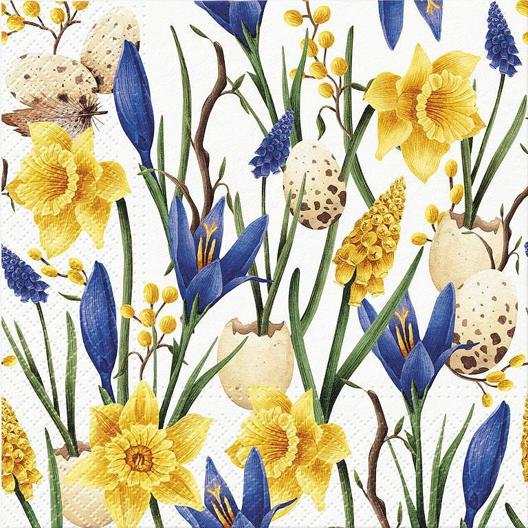 Luncheon Muscari & Daffodils Napkins