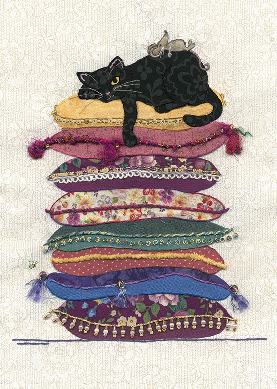 BA Cat Cushion Card