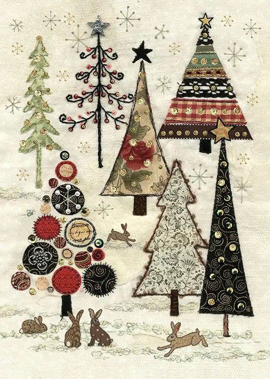 BA Rabbits in the Woods Card