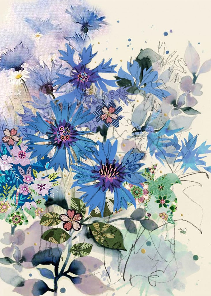 BA Cornflowers Card