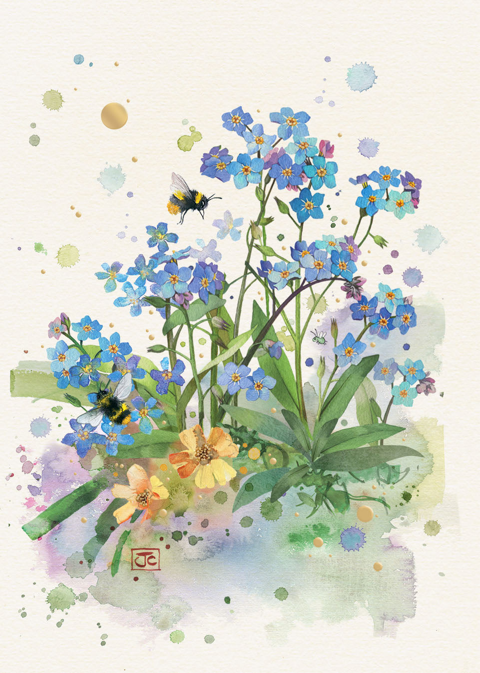 BA Forget Me Not Card