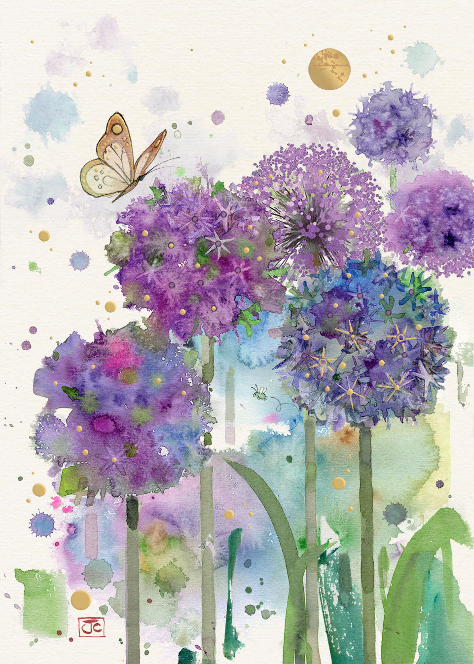 BA Allium Garden Card