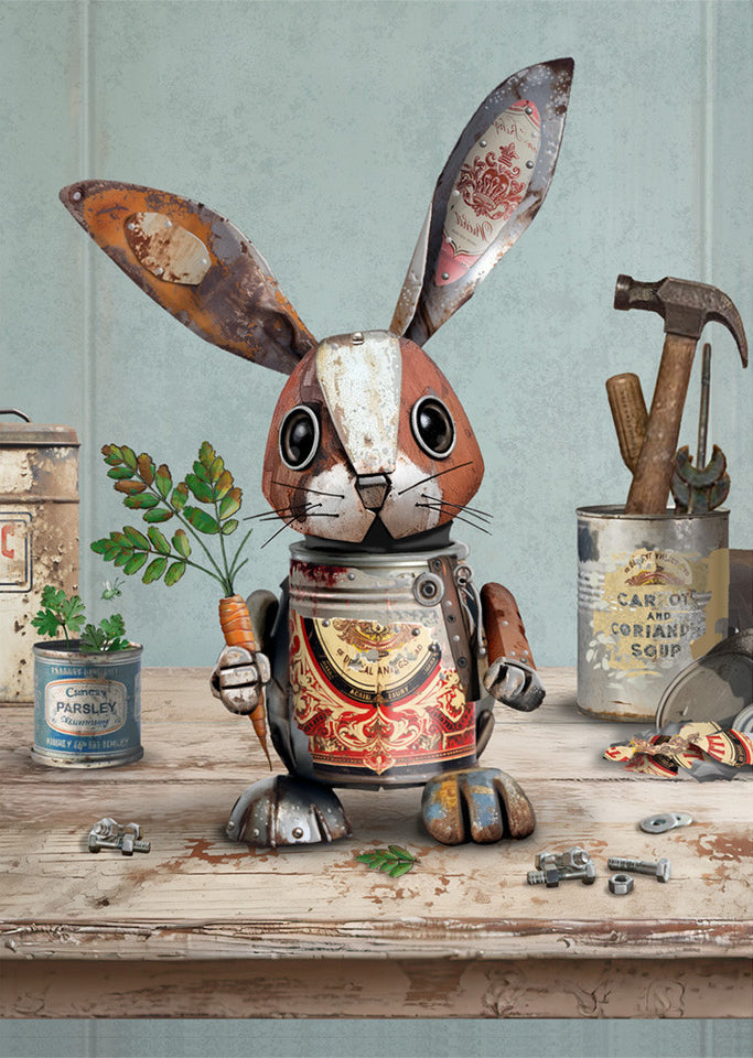 Bug Art Scrap Rabbit
