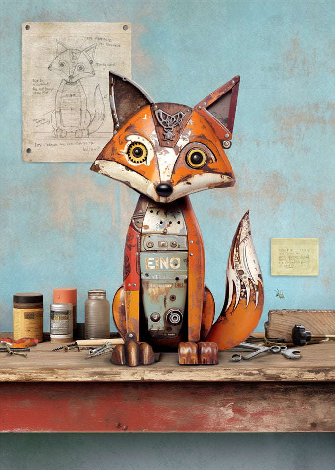 Bug Art Scrap Fox