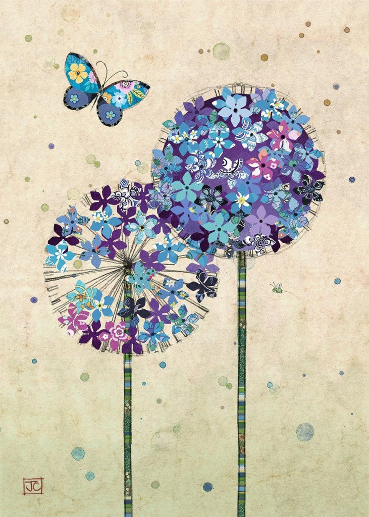 BA Butterfly Alliums Card