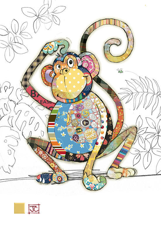 BA Monty Monkey Card