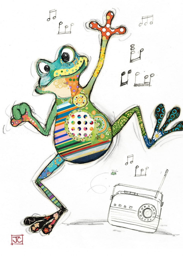 BA Freddy Frog Card