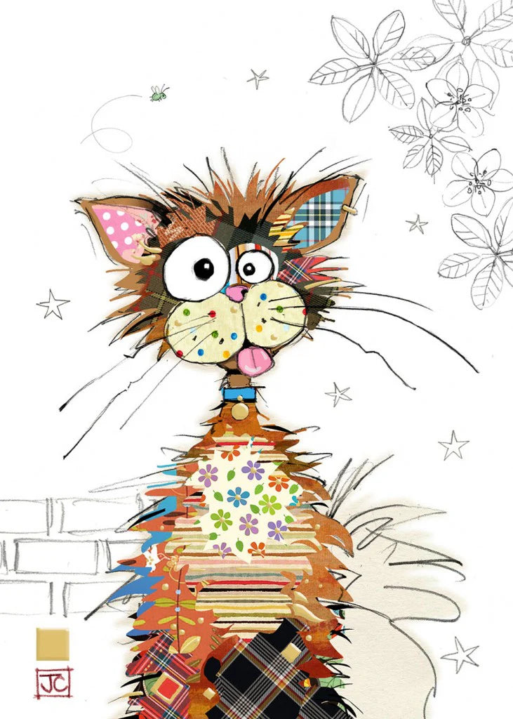 Bug Art Recycled Ziggy Cat