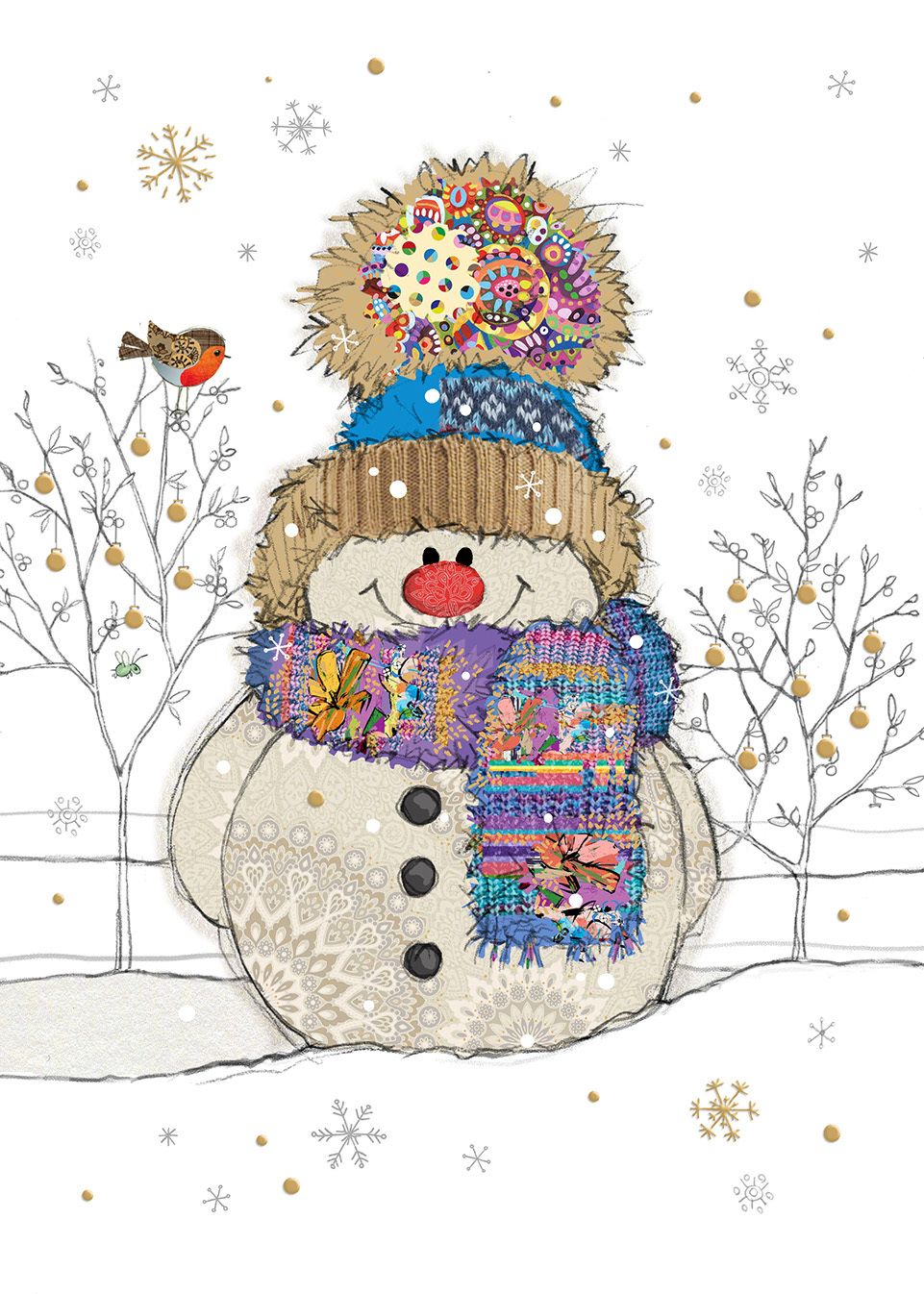 BA Snowman Card