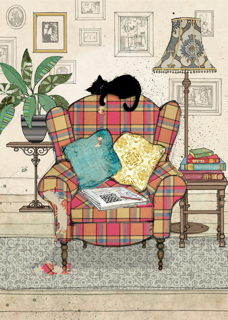 BA Chair Kitty Card