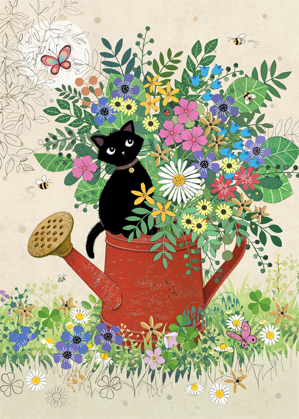 BA Can Kitty Card