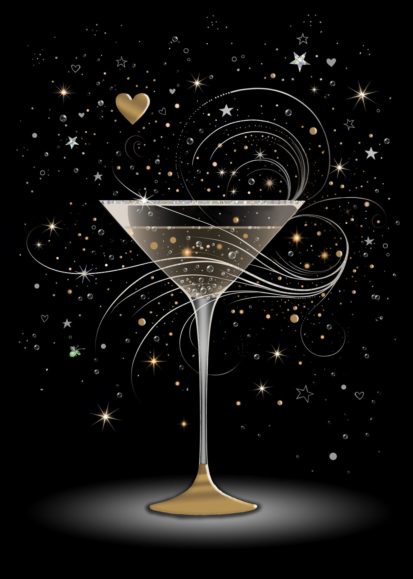 Bug Art Cocktail Card