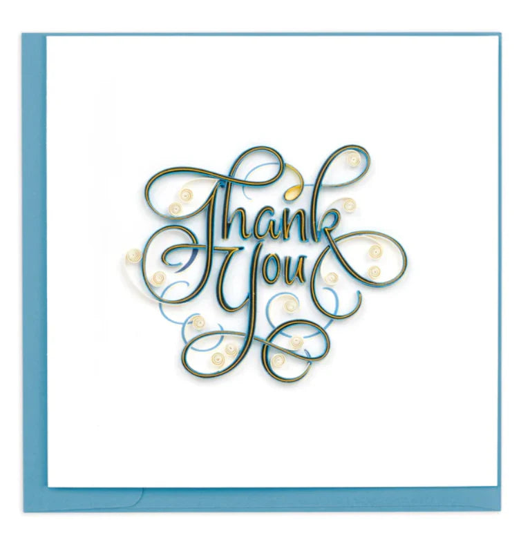 Thank You Quilling Card