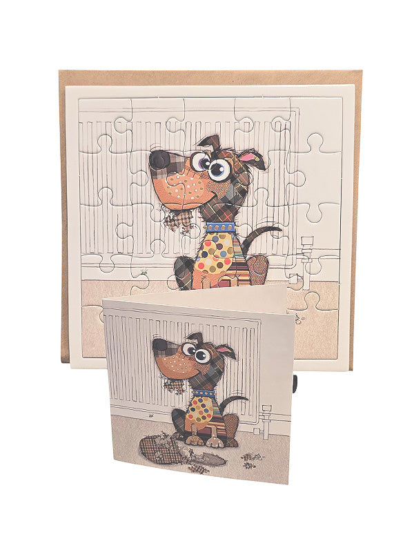 Dog Puzzle Card