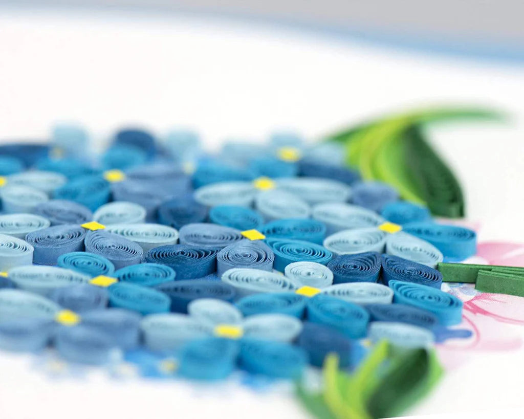 Quilled Hydrangea Greeting Card