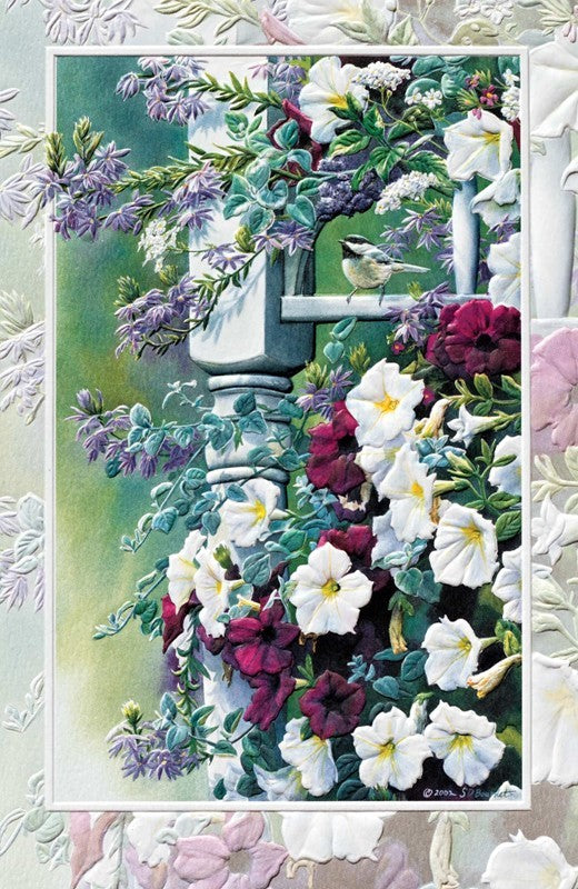 PP Birthday Card Vintage Garden