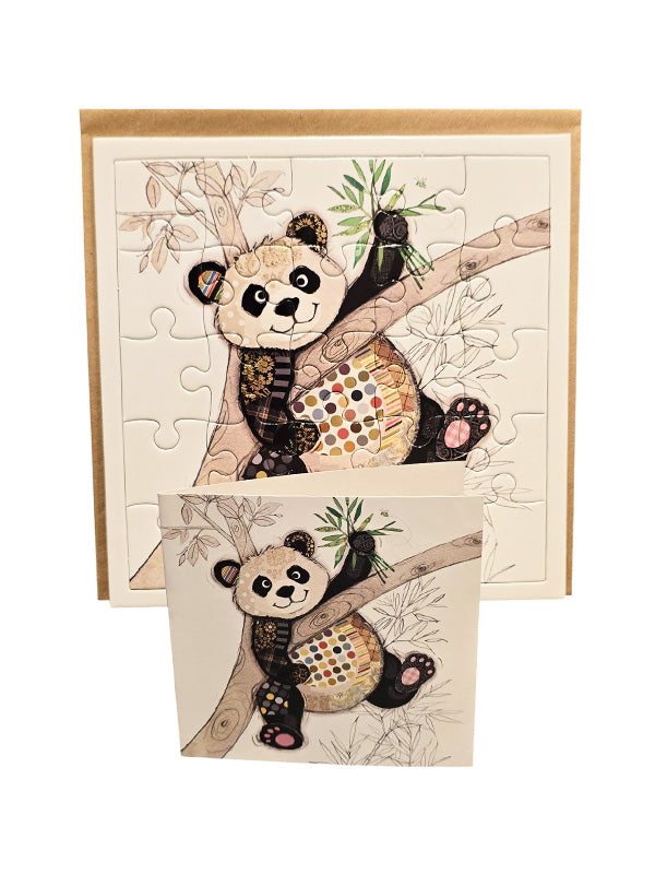 Panda Puzzle Card