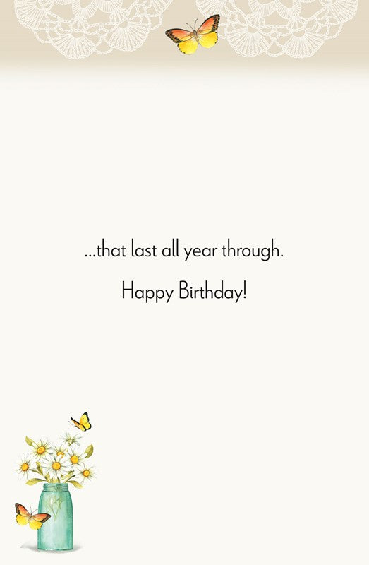 PP Birthday Card Fresh Blessings