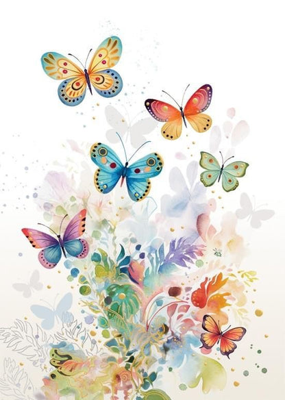 Bug Art Recycled Bag Butterflies