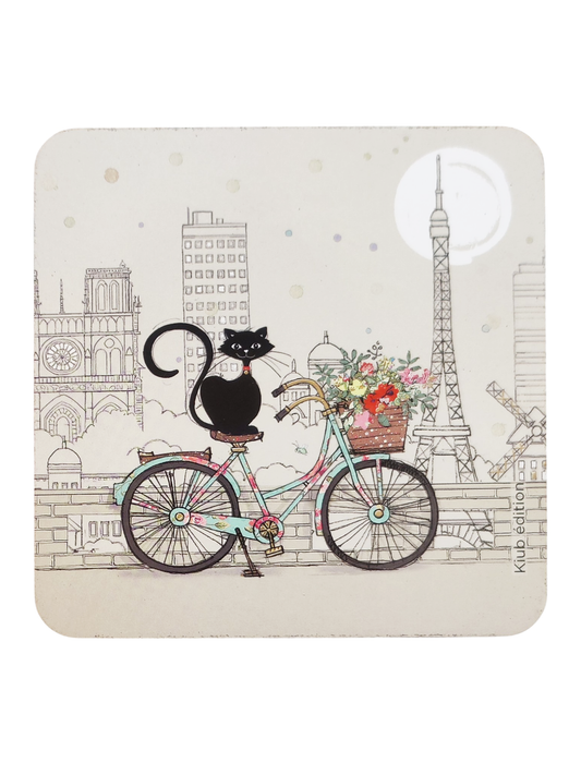 Black Cat Coaster