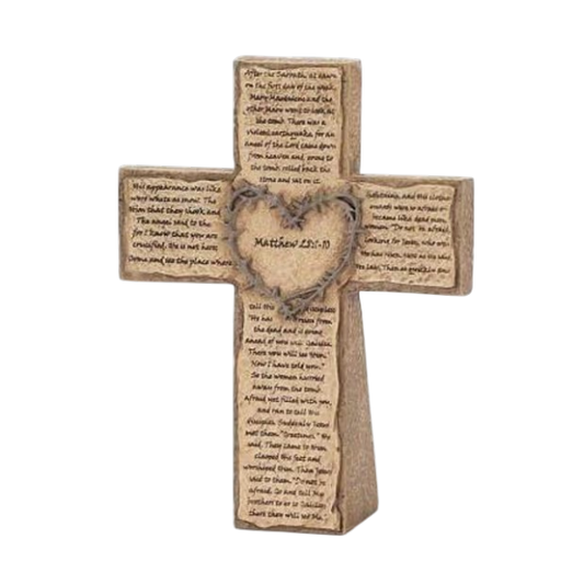 Crown Of Thorns Tabletop Cross