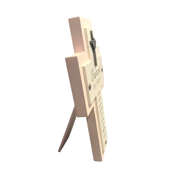 Baptized in Christ Wall Cross