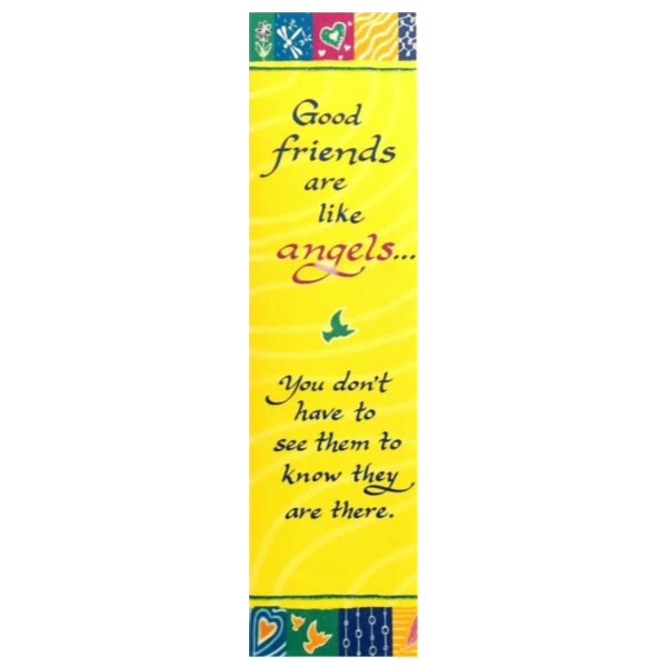Blue Mountain Arts Bookmark - Good friends are like angels
