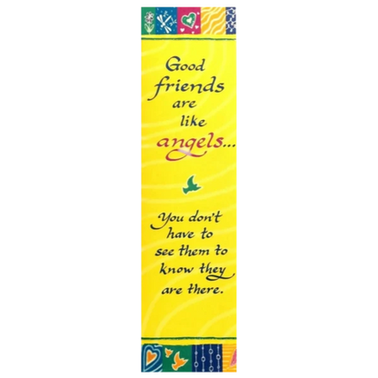 Blue Mountain Arts Bookmark - Good friends are like angels