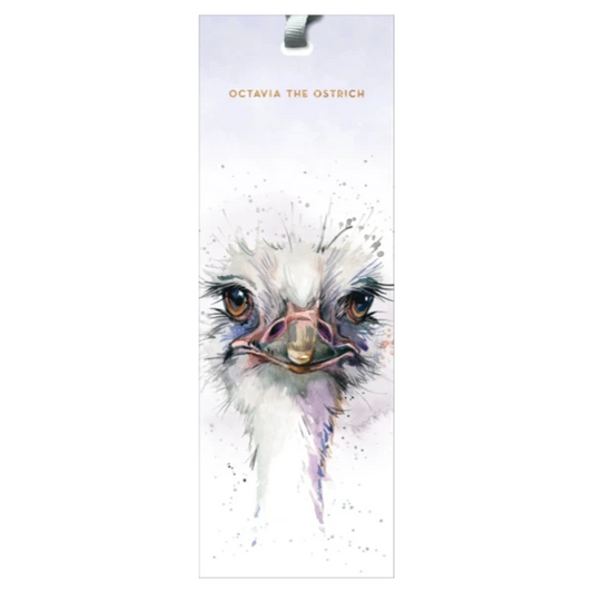 Hopper Bookmark - Octavia the Ostrich