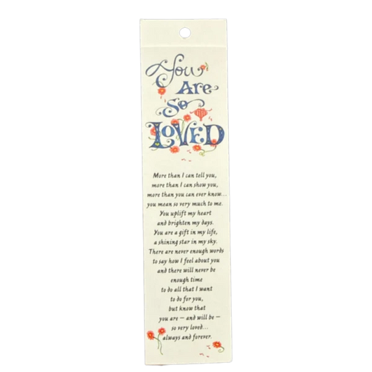 Blue Mountain Arts Bookmark - You are so Loved