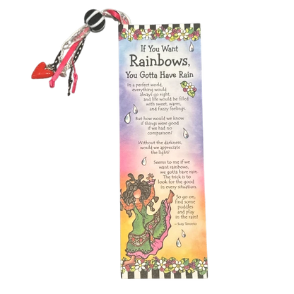 Suzy Toronto Bookmark - If You Want Rainbows