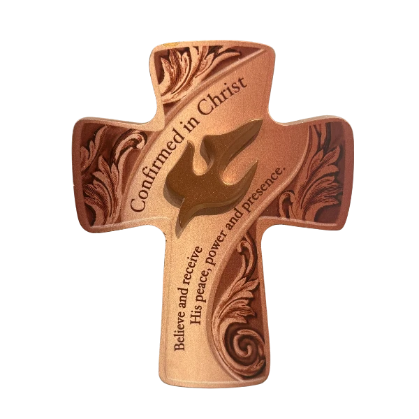Bronze Standing Confirmation Cross