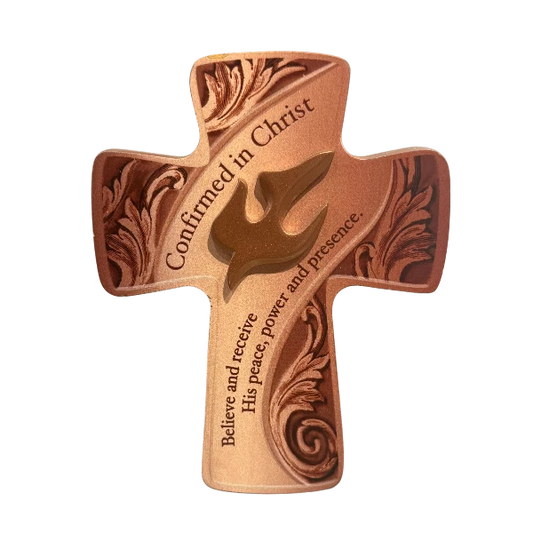 Bronze Standing Confirmation Cross