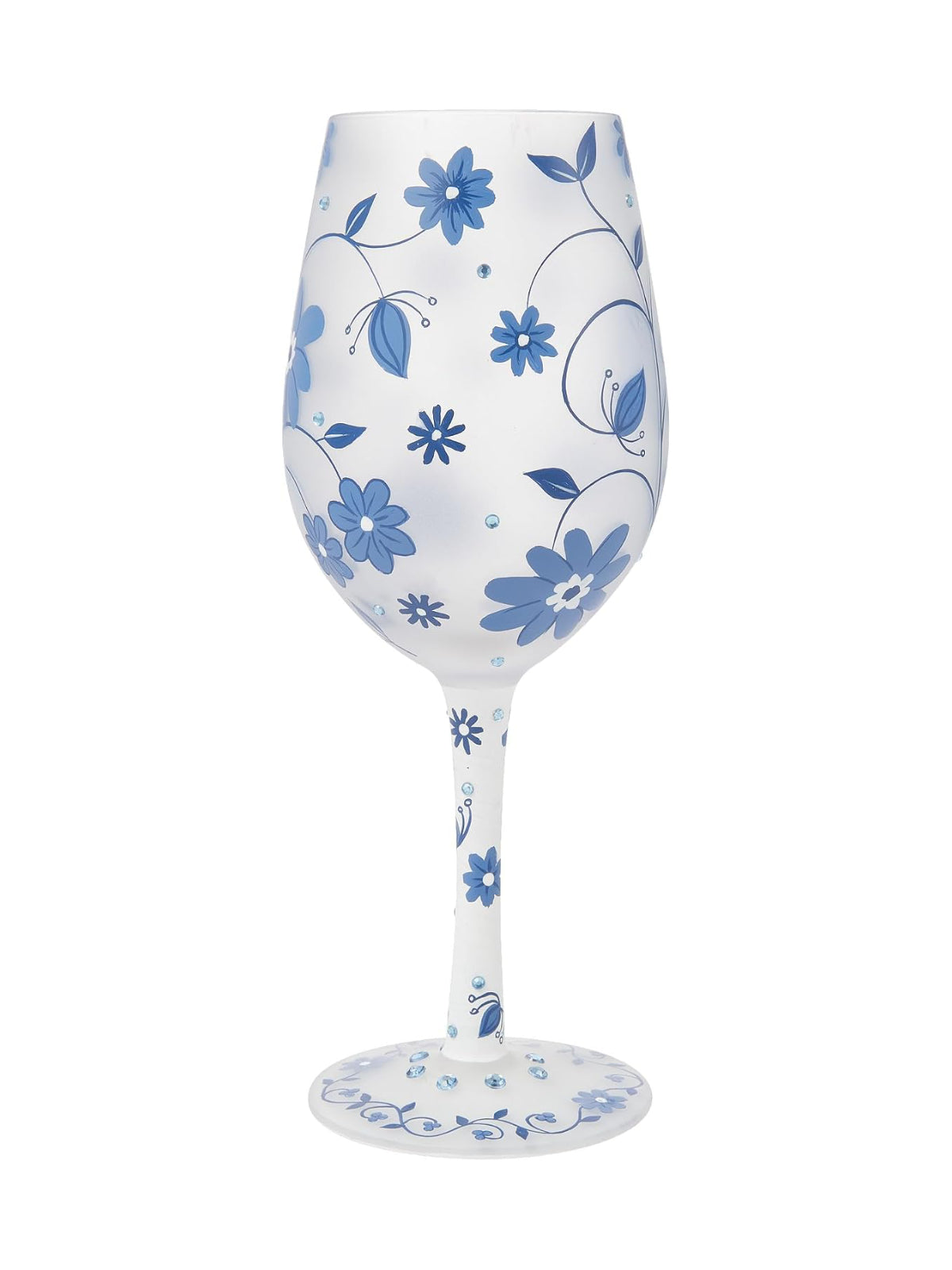 Chinoiserie Charm Wine Glass
