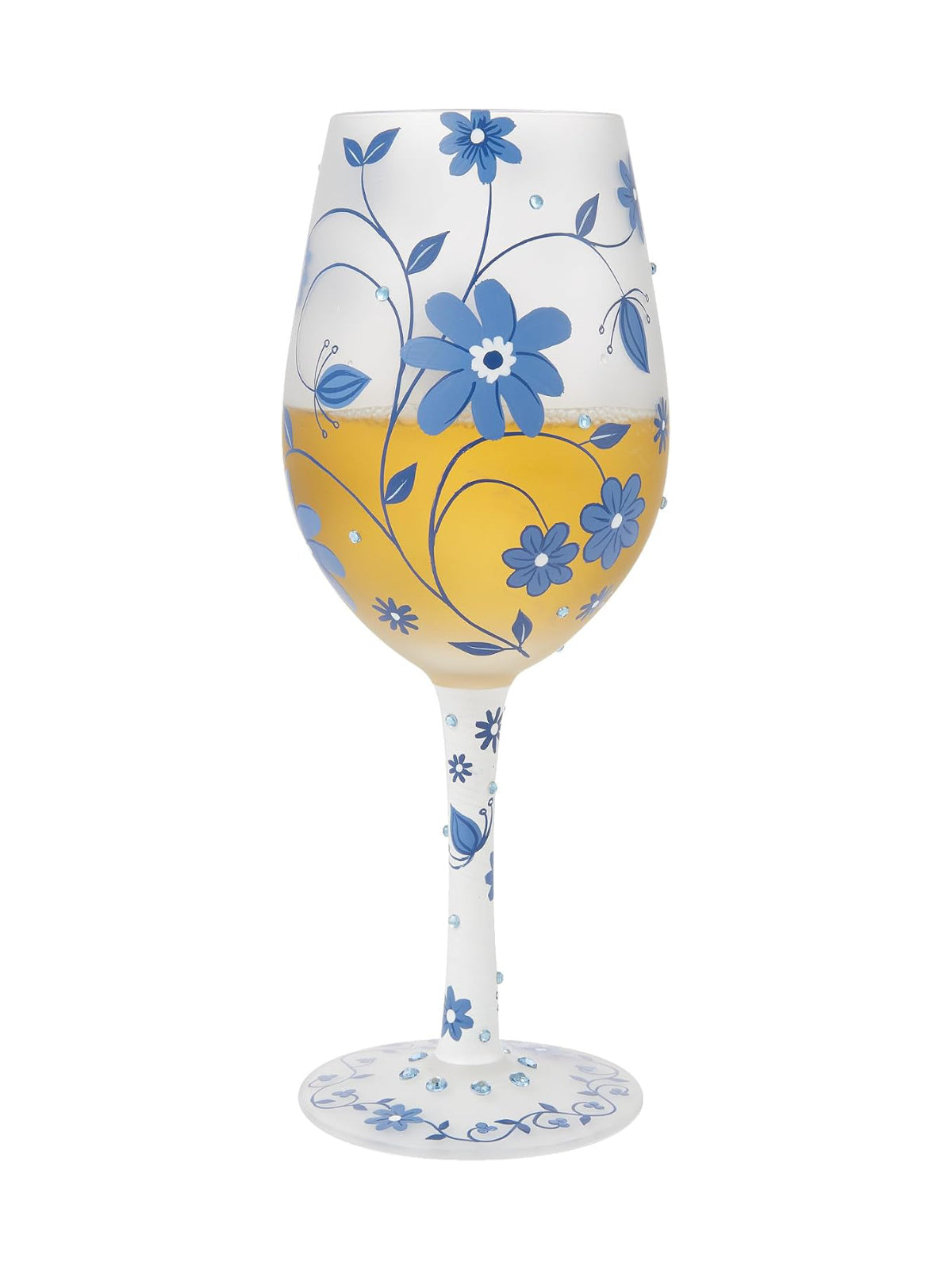 Chinoiserie Charm Wine Glass