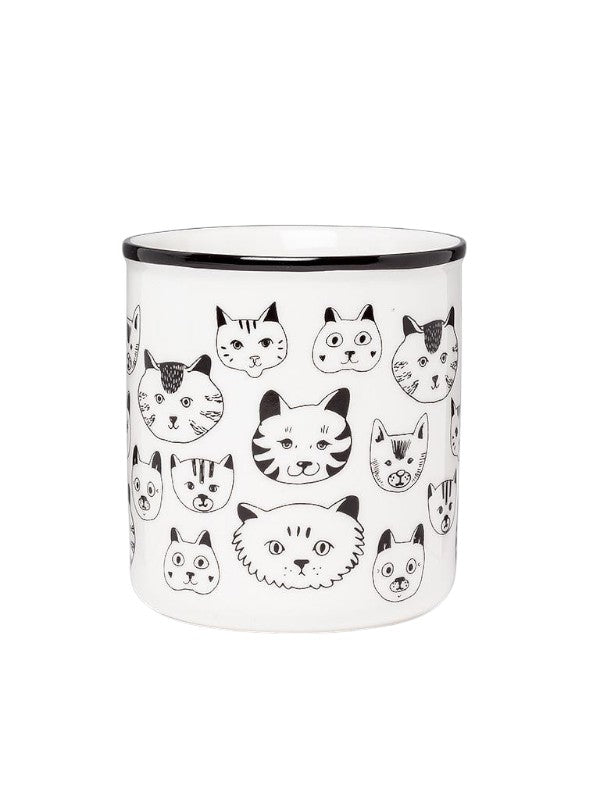 Simple Cat Faces Mug