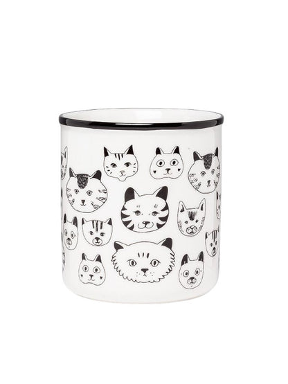 Simple Cat Faces Mug
