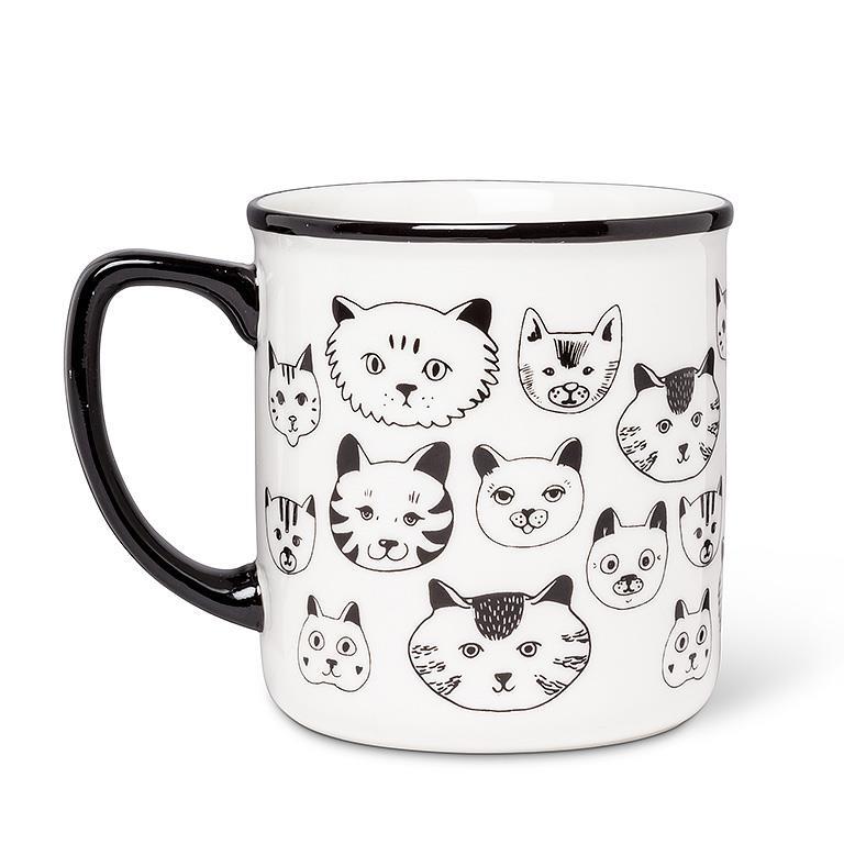 Simple Cat Faces Mug